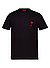 T-Shirt Diflow, Baumwolle, schwarz - schwarz