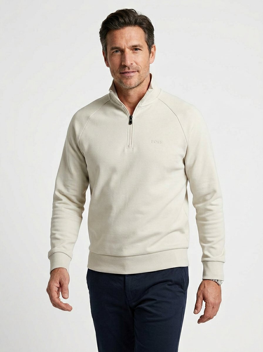 Troyer, Baumwolle, beige