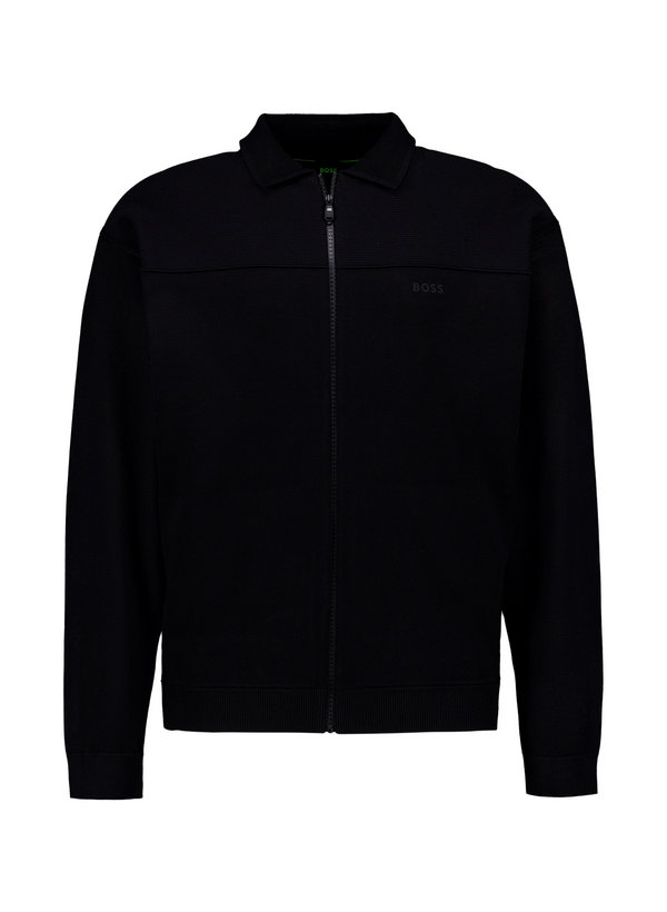 Strickjacke, Viskose-Nylon, schwarz