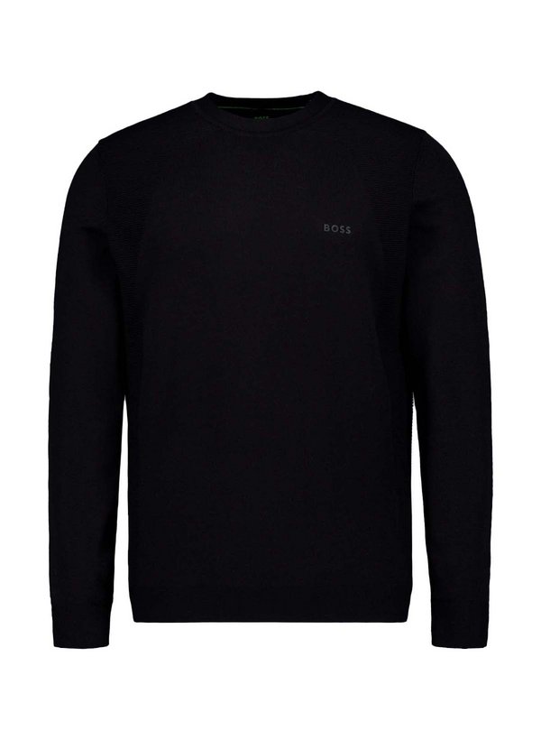 Pullover Momentum, Thermo Baumwoll-Strick, schwarz