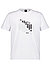 T-Shirt, Baumwoll-Stretch, weiß - weiß