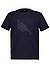 T-Shirt, Baumwoll-Stretch, dunkelblau - dunkelblau