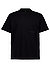 T-Shirt, Baumwolle, schwarz - schwarz