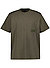 T-Shirt, Baumwolle, dunkelgrün - dunkelgrün