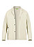 Jacke, Mikrofaser wasserabweisend, Revers, hellbeige - hellbeige