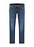 Jeans, Straight Fit, Baumwoll-Stretch, blau - blau