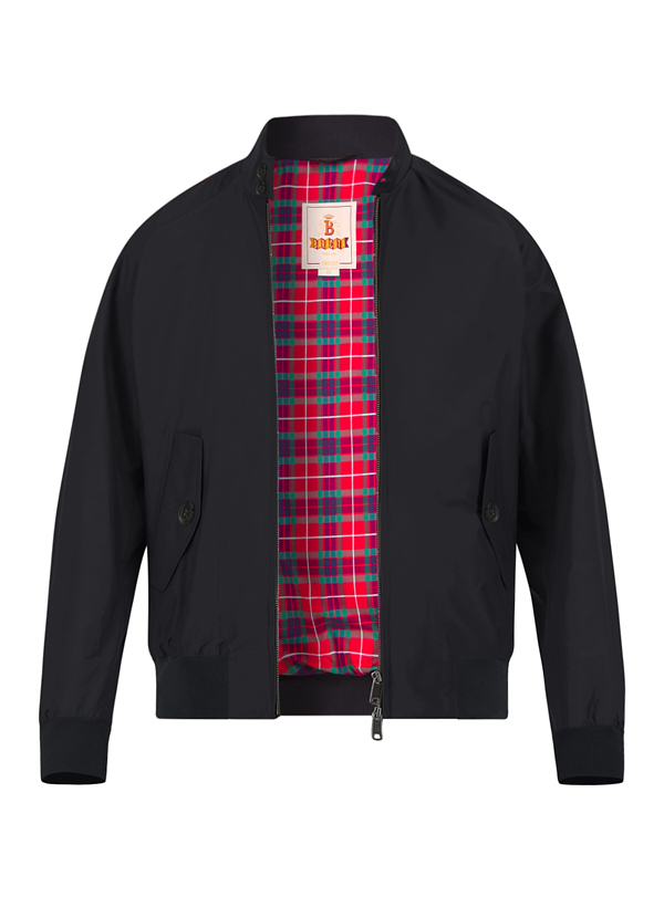 Blouson BARACUTA G9, Slim Fit, Baumwoll-Melange, dark navy