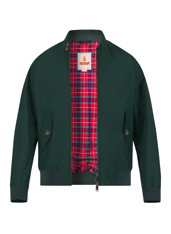 Blouson BARACUTA G9, Slim Fit, Baumwoll-Melange, grün