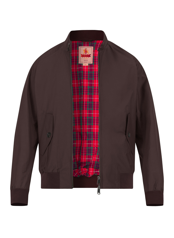 Blouson BARACUTA G9, Slim Fit, Baumwoll-Melange, braun