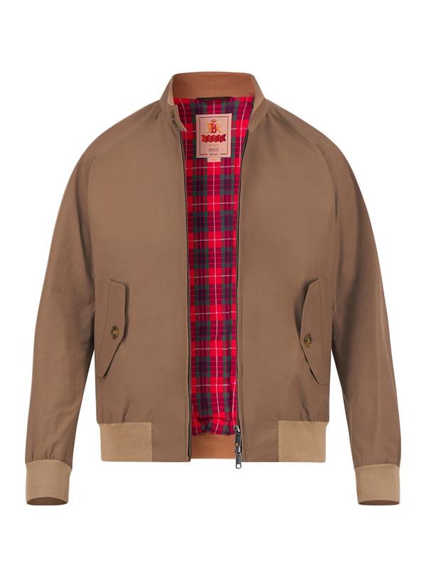Blouson BARACUTA G9, Slim Fit, Baumwoll-Melange, tan
