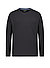 Longsleeve, Slim Fit, Baumwoll-Stretch, schwarz - schwarz