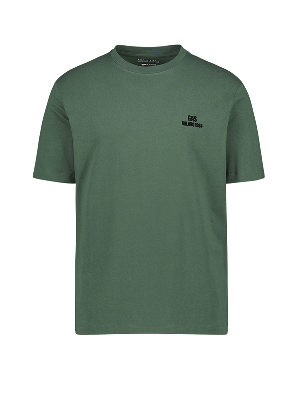 T-Shirt, Regular Fit, Stretch-Baumwolle, grün