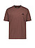 T-Shirt, Regular Fit, Stretch-Baumwolle, braun - braun