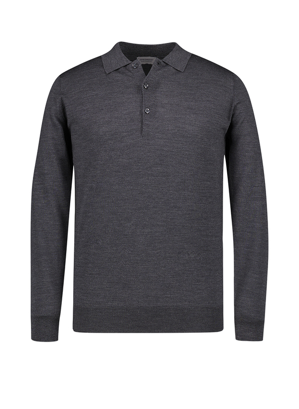 Pullover Belper, Merinowolle extrafein, charcoal meliert