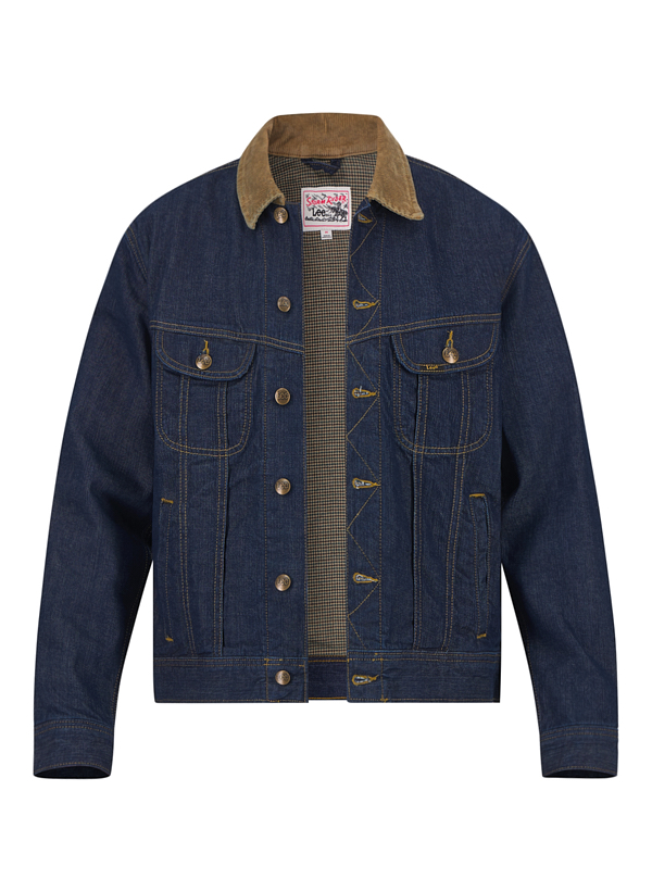 Jeansjacke, Baumwolle,dunkelblau