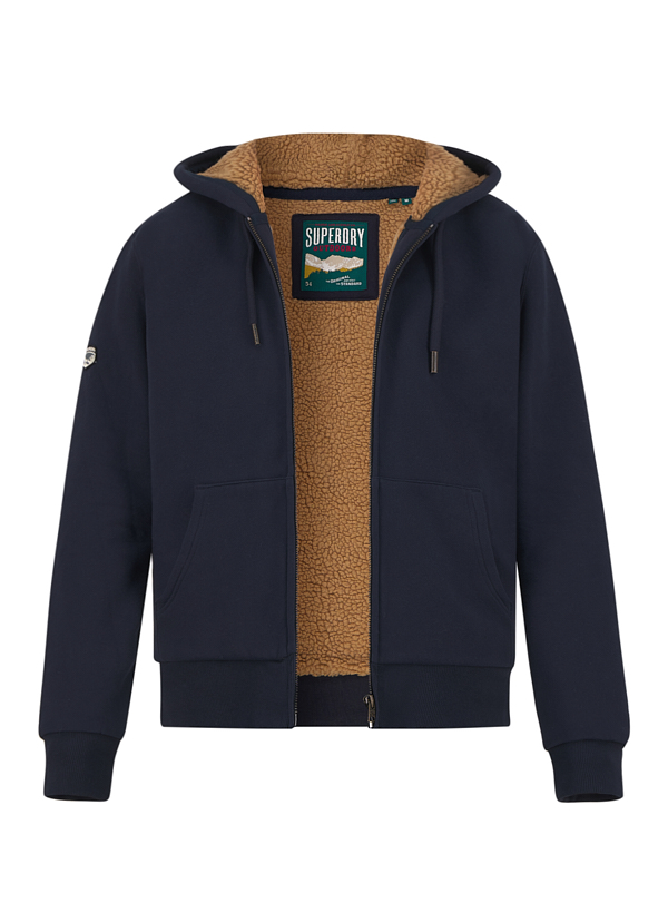 Superdry Herren Sweatjacke blau