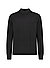 Stehkragenpullover, Merinowolle extrafein, schwarz - schwarz