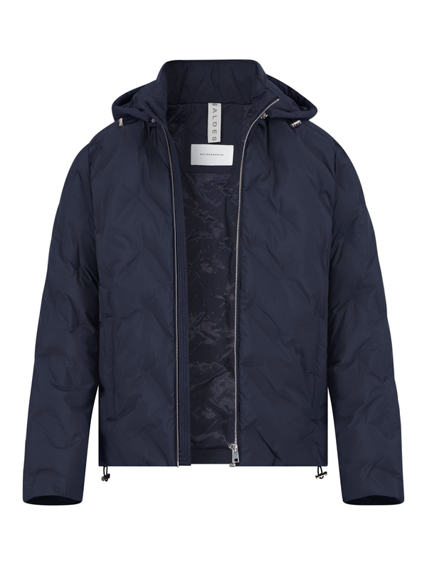 BALDESSARINI Herren Jacken blau Mikrofaser unifarben