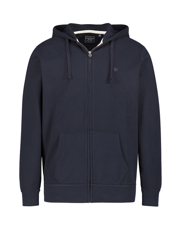 Sweatjacke, Baumwolle, dunkelblau