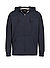 Sweatjacke, Baumwolle, dunkelblau - dunkelblau