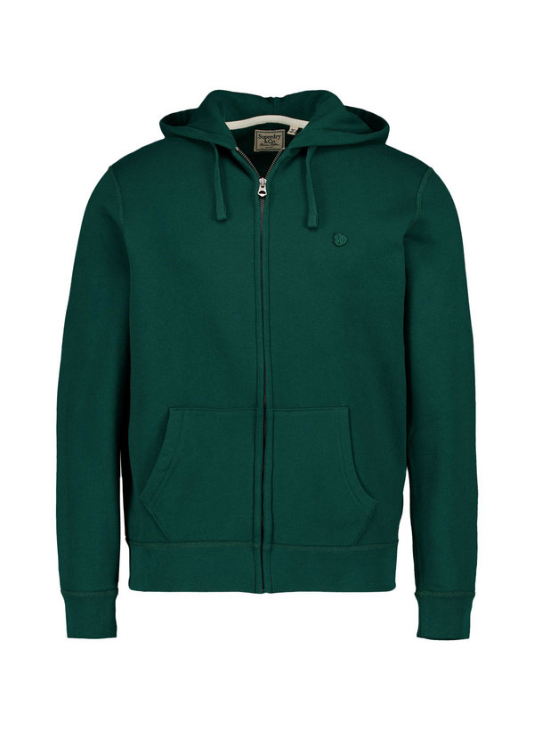 Sweatjacke, Baumwolle, grün