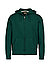 Sweatjacke, Baumwolle, grün - grün