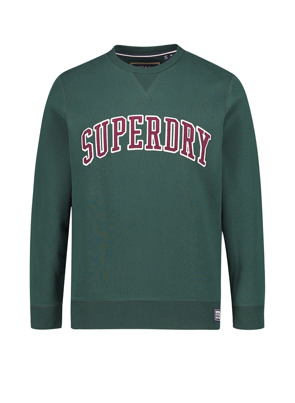 Sweatshirt, Baumwoll-Stretch, grün