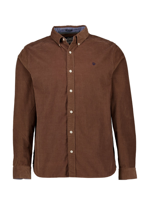 Hemd, Regular Fit, Cord, Button-Down, braun