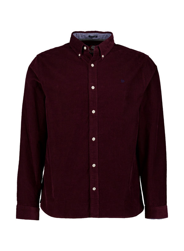 Hemd, Regular Fit, Cord, bordeaux