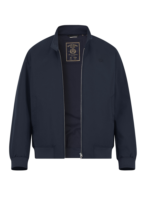 Blouson, Mikrofaser wasserabweisend, wattiert, navy