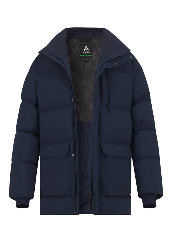 Daunenparka Vindave, Mikrofaser wasserdicht, navy