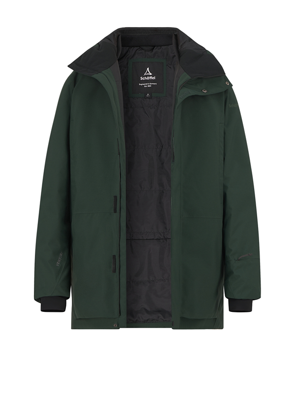 Parka Crivat, Mikrofaser wasserdicht, dunkeljade