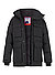 Steppjacke, Mikrofaser wasserabweisend, schwarz - schwarz