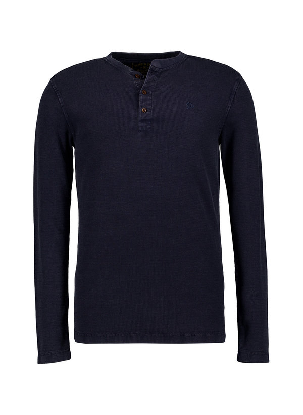 Longsleeve, Bio Baumwolle, blau