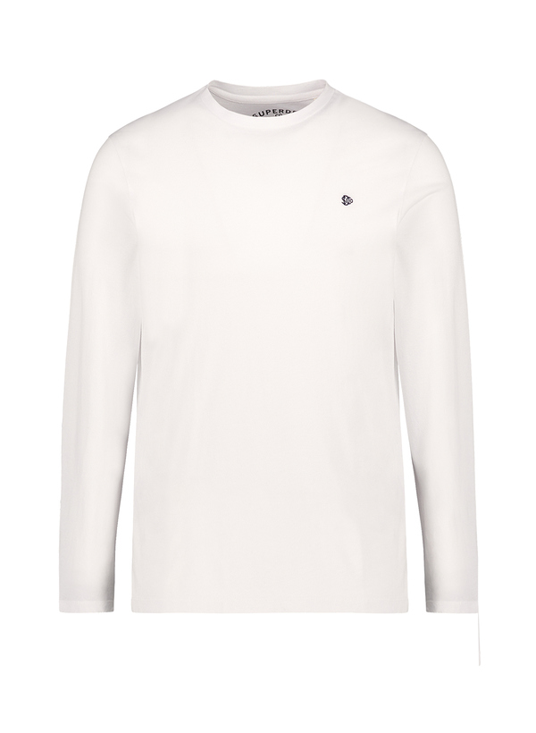 Longsleeve, Baumwolle, weiß