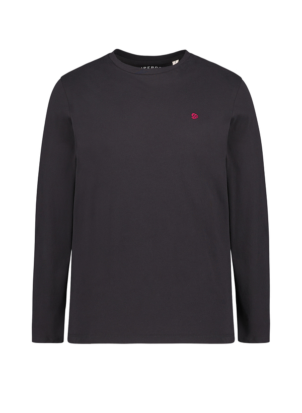 Longsleeve, Baumwolle, schwarz