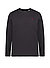 Longsleeve, Baumwolle, schwarz - schwarz