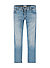 Jeans Laval, Regular Straight , Baumwoll-Stretch, hellblau - hellblau