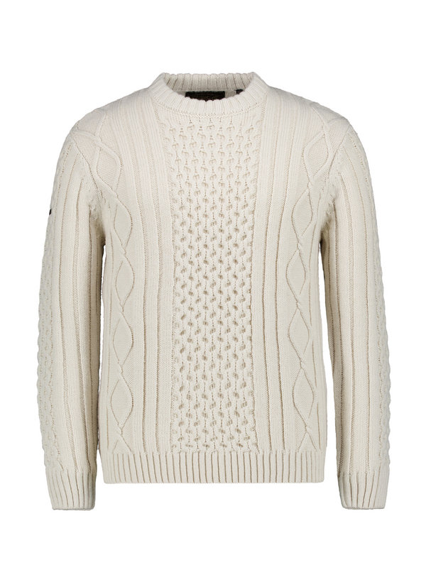 Superdry Herren Pullover weiß unifarben