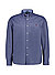 Hemd, Regular Fit, Baumwolle, Button-Down, navy meliert - indigo