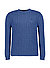 Pullover, Baumwolle, seeblau - seeblau
