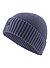 Strickmütze, Baumwolle, blau - blau