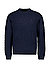Pullover, Baumwoll-Stretch, navy meliert - navy