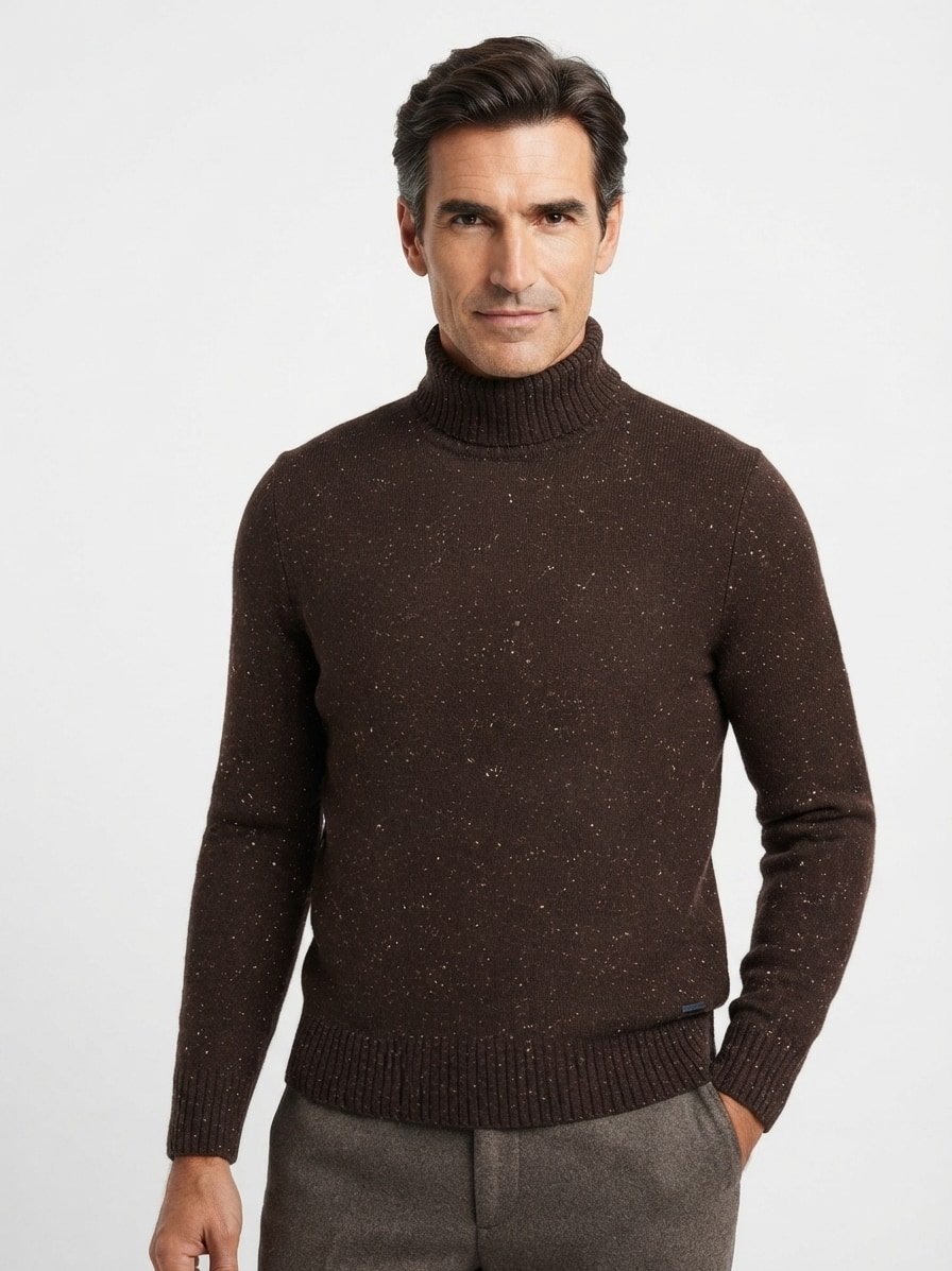 Pullover, Wolle, braun