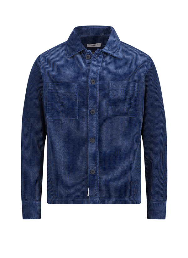 Overshirt, Regular Fit, Cord, blau