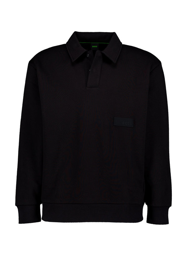 Sweatshirt, Baumwolle, schwarz