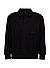 Sweatshirt, Baumwolle, schwarz - schwarz