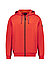 Sweatjacke, Baumwolle, orange meliert - orange