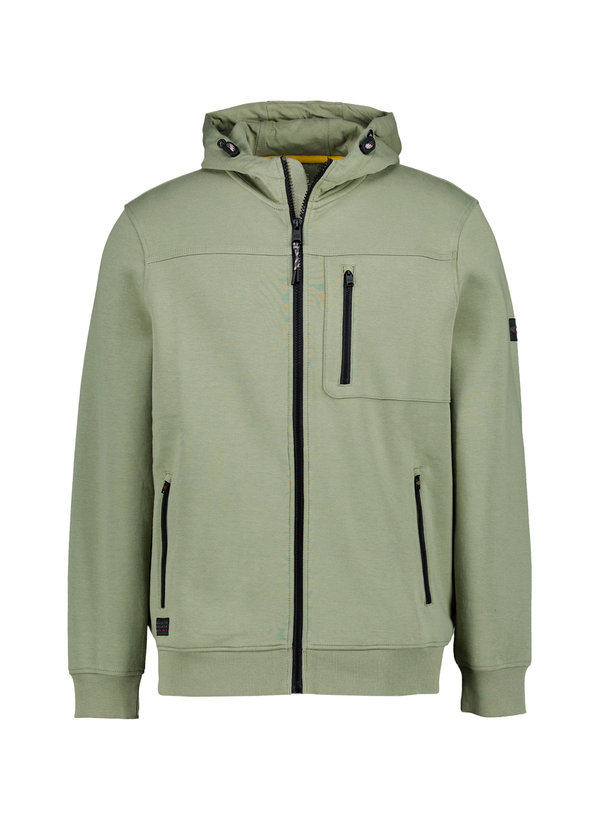 Sweatjacke, fleXXXactive®, Stretch-Baumwolle, grün