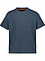 T-Shirt, Bio Baumwolle, tintenblau - tintenblau